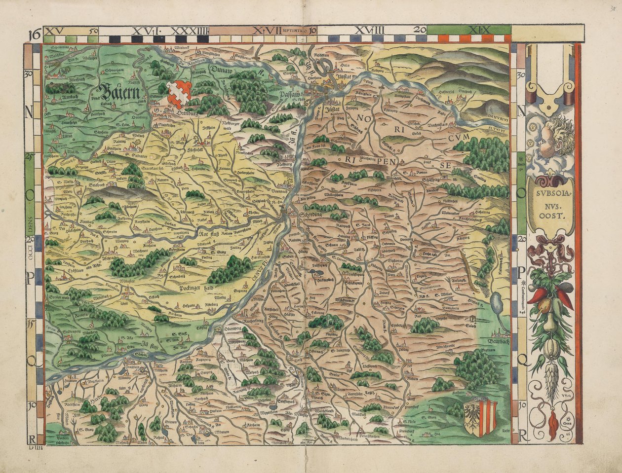 Philipp Apian - tábuas da Baviera de 1568 (placa 16) aproximadamente 1 de Philipp Apian