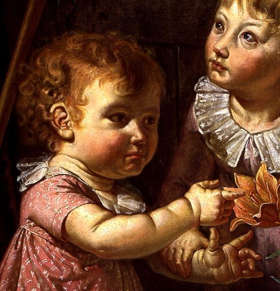 Detalhe de "os pais do artista", 1806 de Philipp Otto Runge