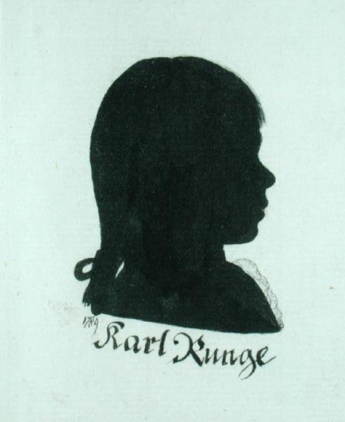 Karl Runge, 1789 (tinta indiana sobre papel) de Philipp Otto Runge