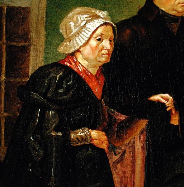Magdalena Dorothea Runge (1737-1818) de Os Pais do Artista (versão pequena) de Philipp Otto Runge