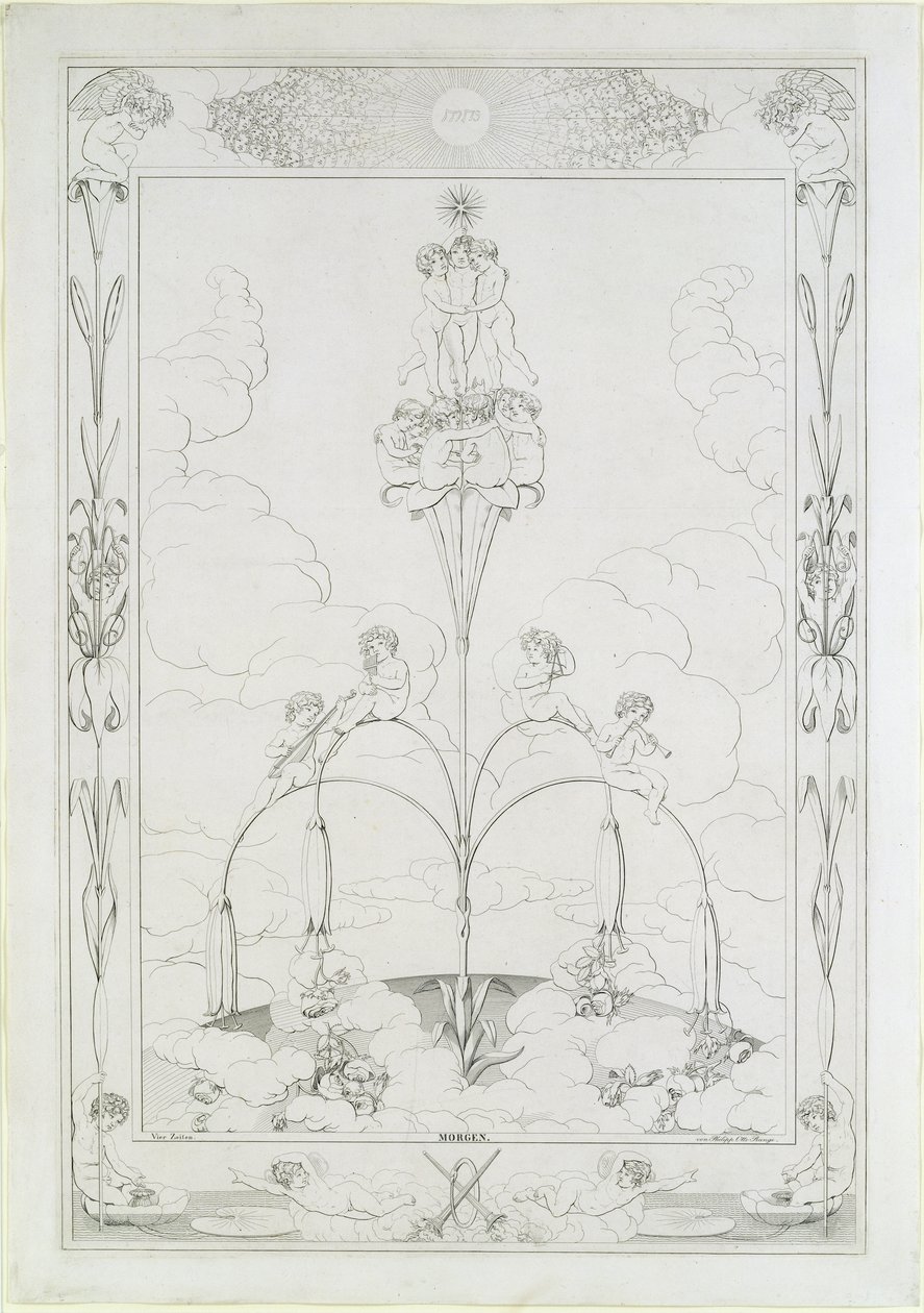 Manhã, 1805 de Philipp Otto Runge