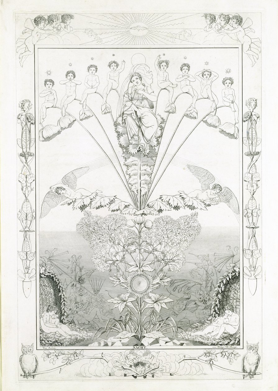 Noite, 1805 de Philipp Otto Runge