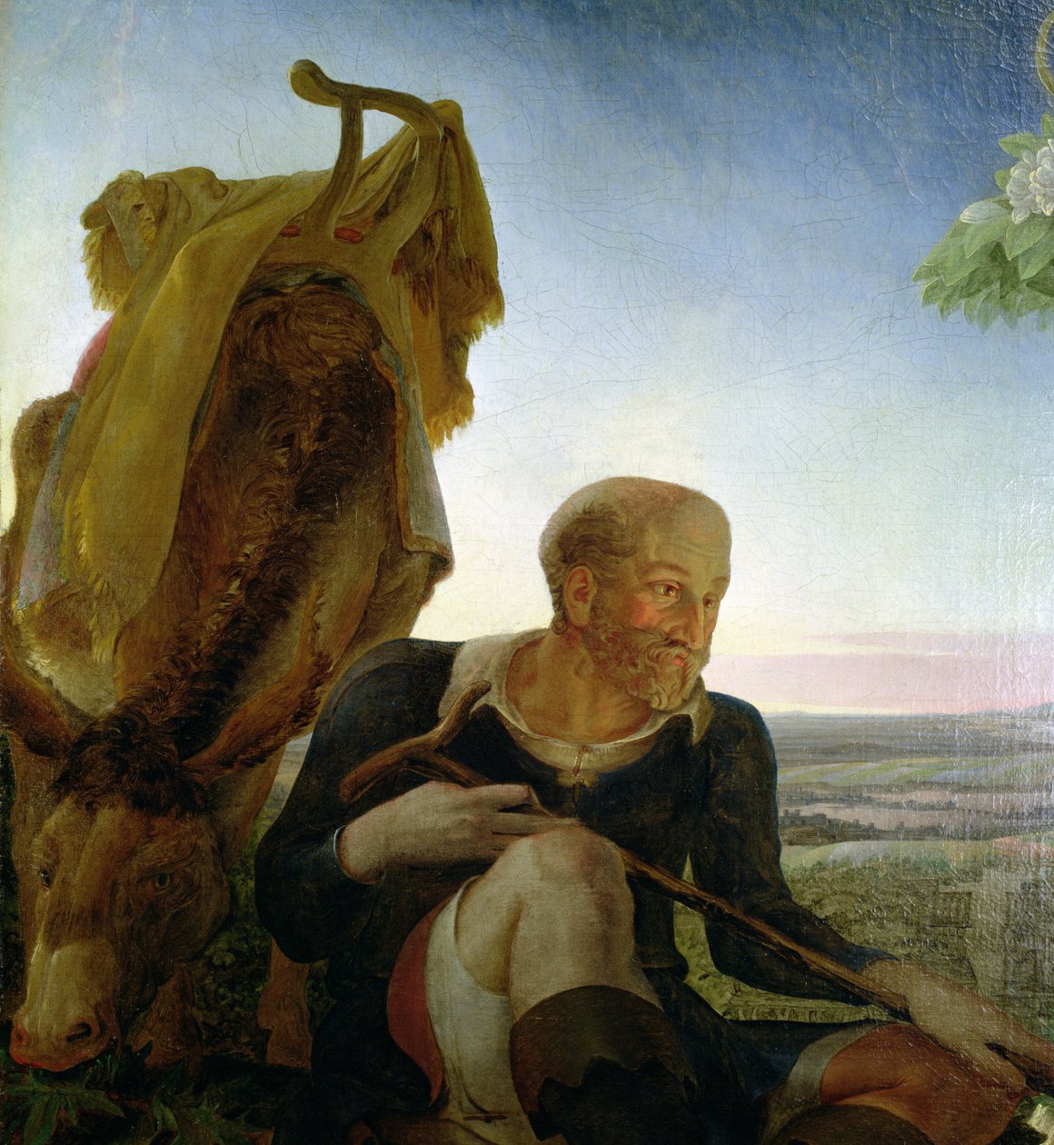 São José de &39;Descanse no vôo para o Egito&39;, 1805-06 (detalhe de 141645) de Philipp Otto Runge