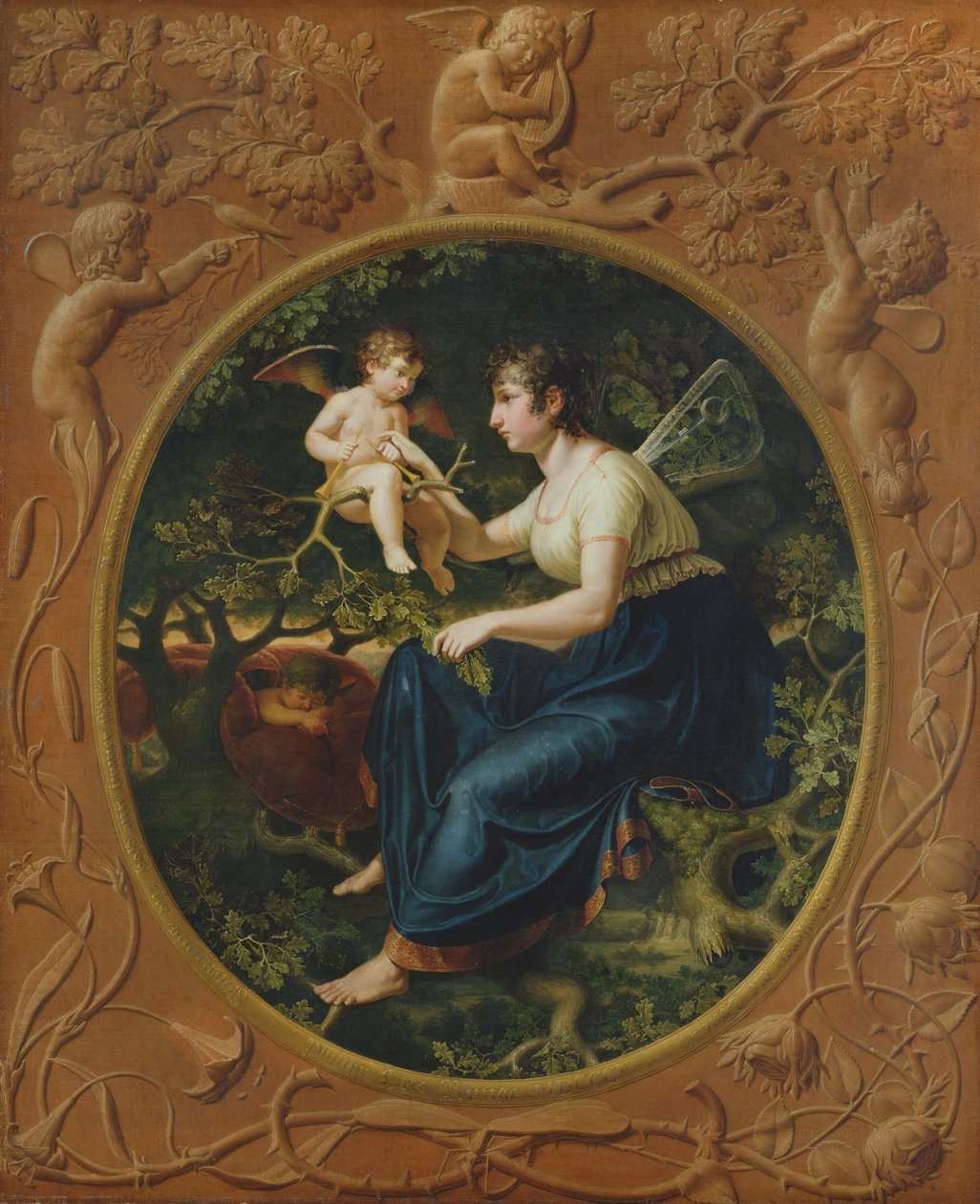 A lição dos rouxinóis, 1805 de Philipp Otto Runge