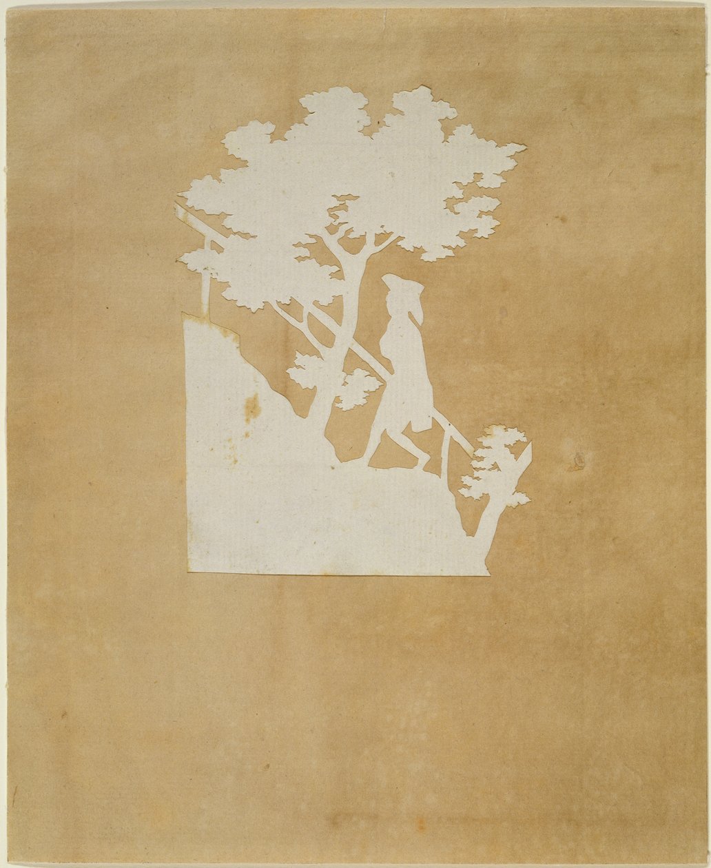 Cena da floresta (colagem sobre papel) de Philipp Otto Runge