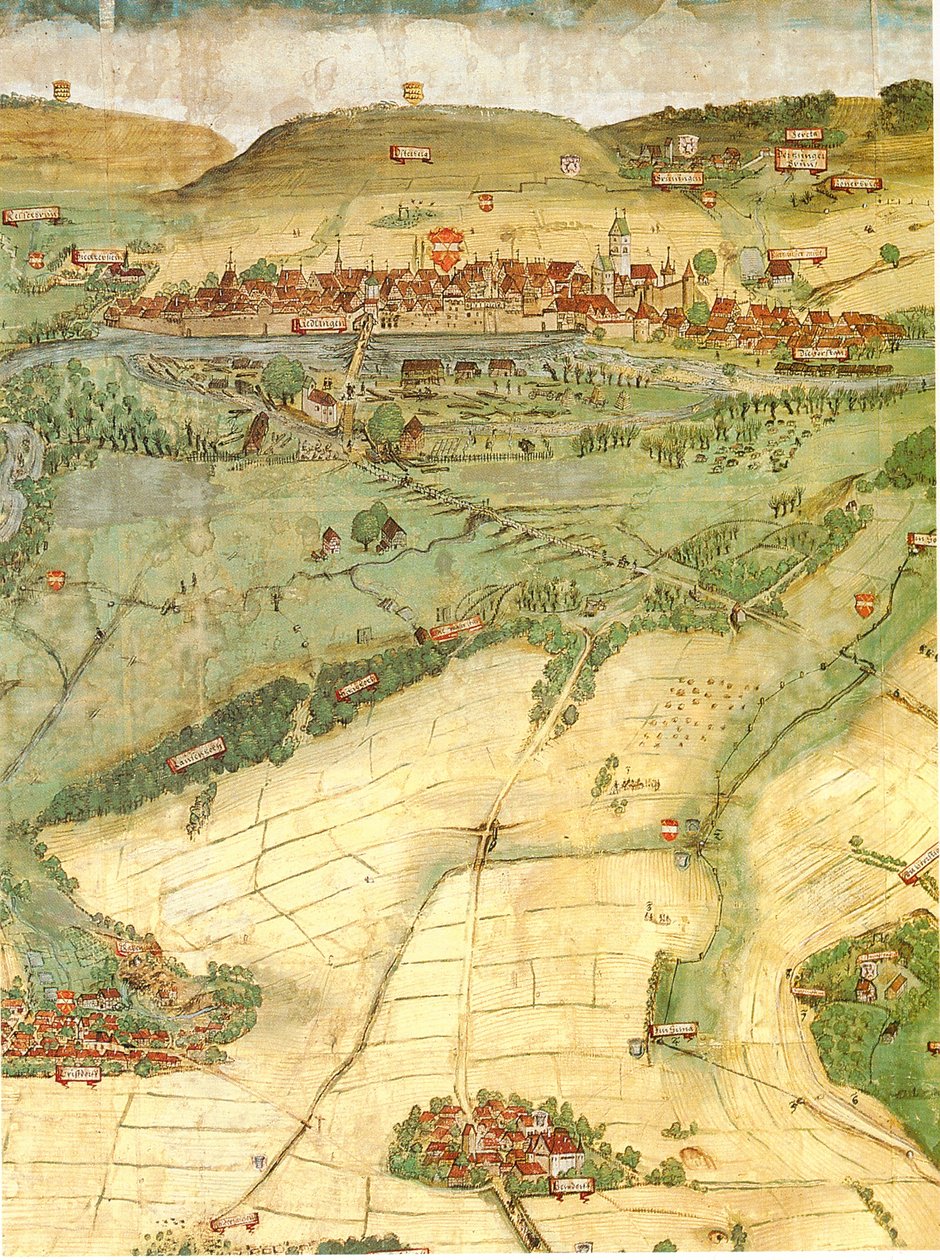 Quadro de desembarque da área superior do Danúbio de Philipp Renlin