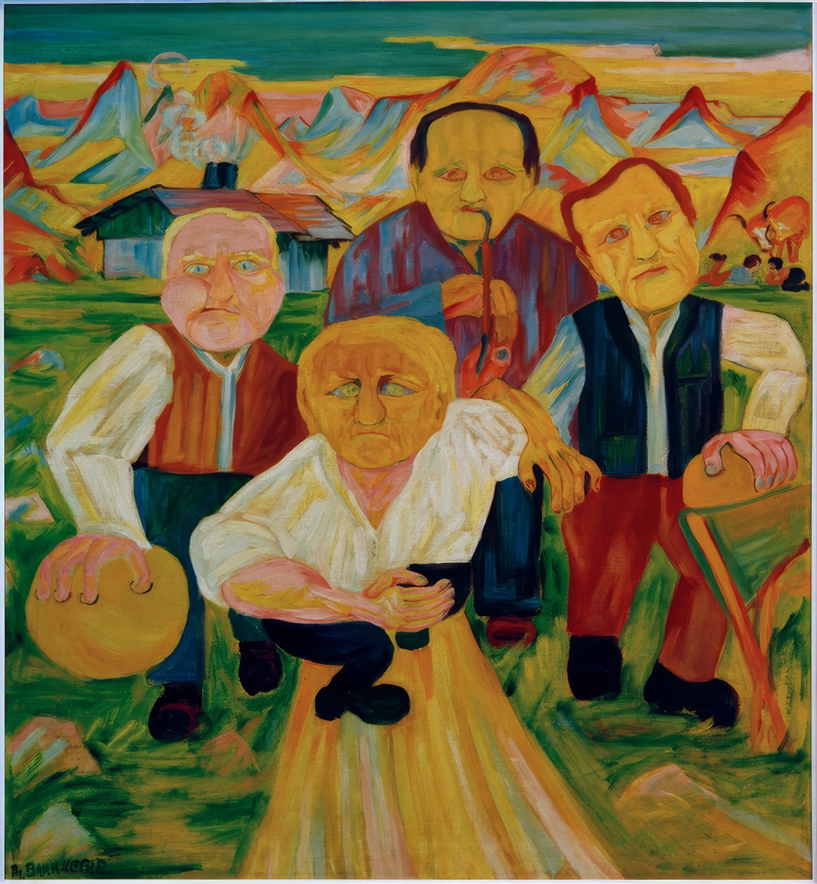 Jogadores no cume, (jogadores) de Philipp Bauknecht