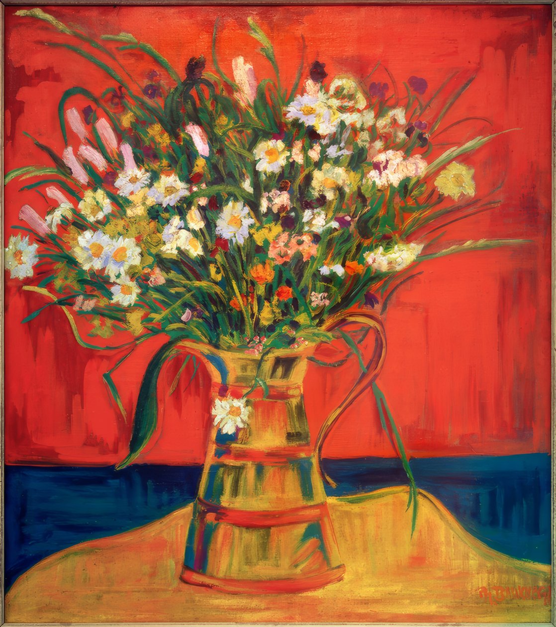 Natureza morta com flores de Philipp Bauknecht