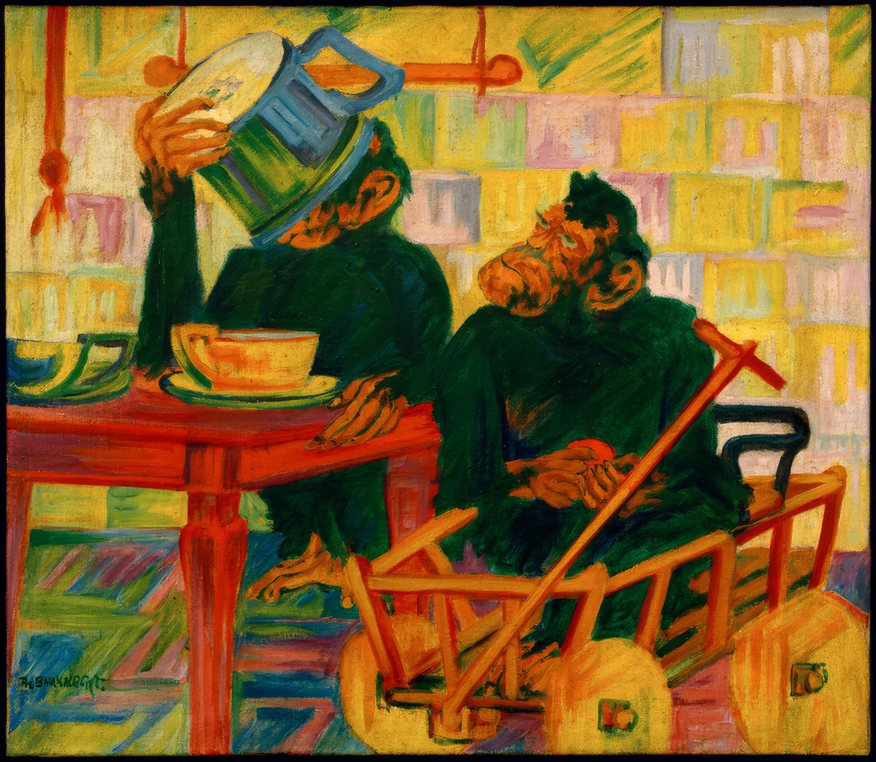 Dois macacos de Philipp Bauknecht