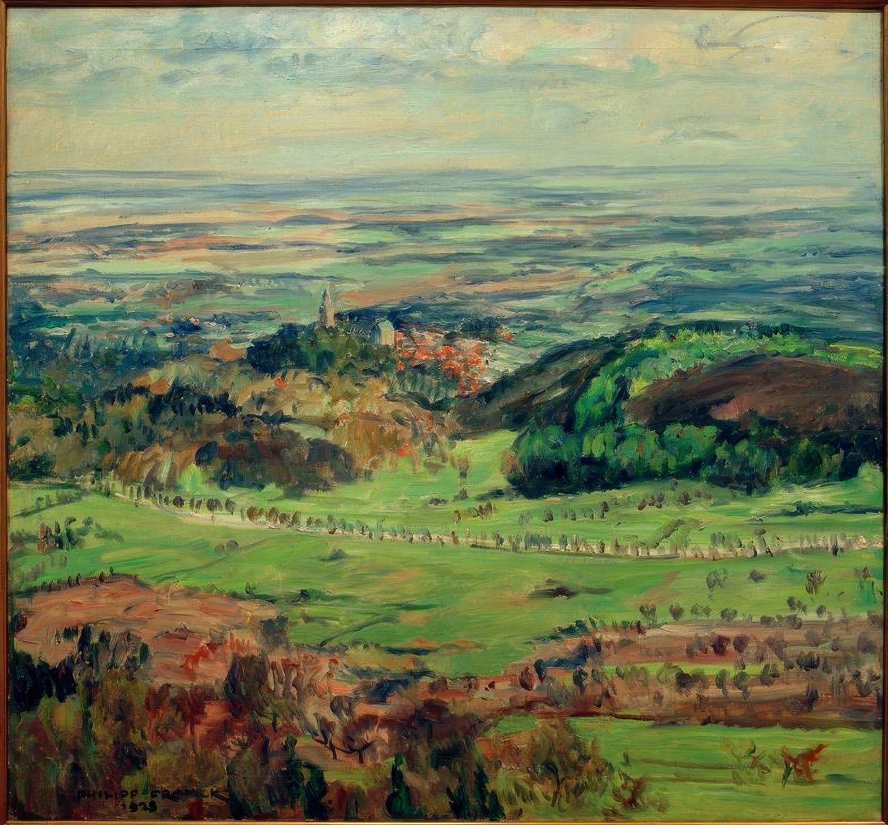Vista para a planície de maine de Philipp Franck