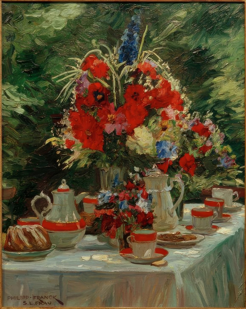 A mesa de café de Philipp Franck