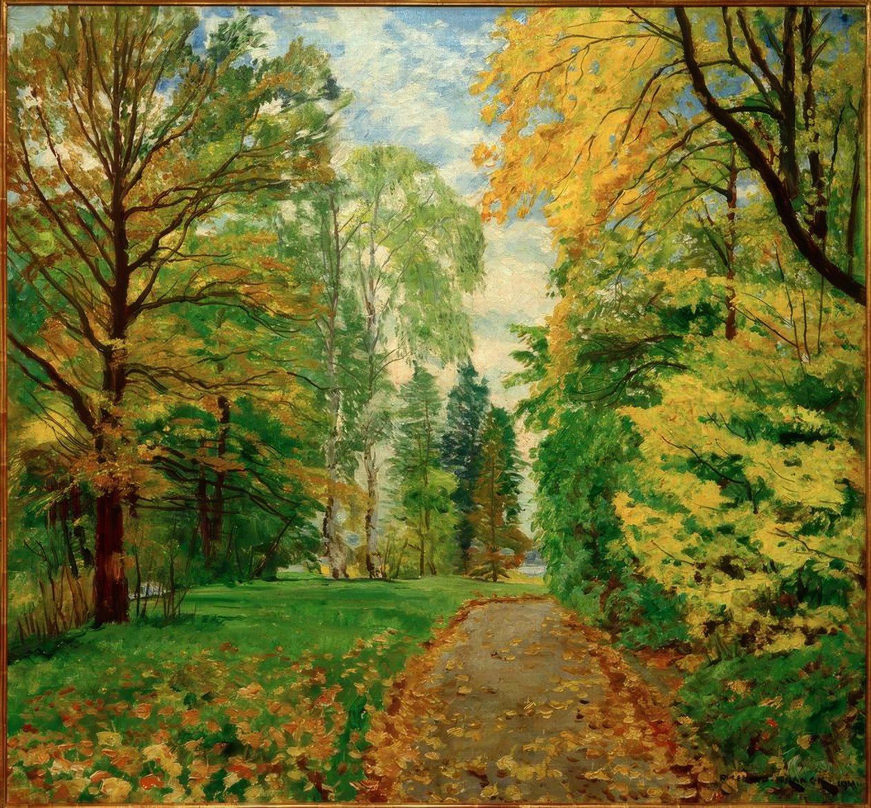 Uma caminhada de outono de Philipp Franck