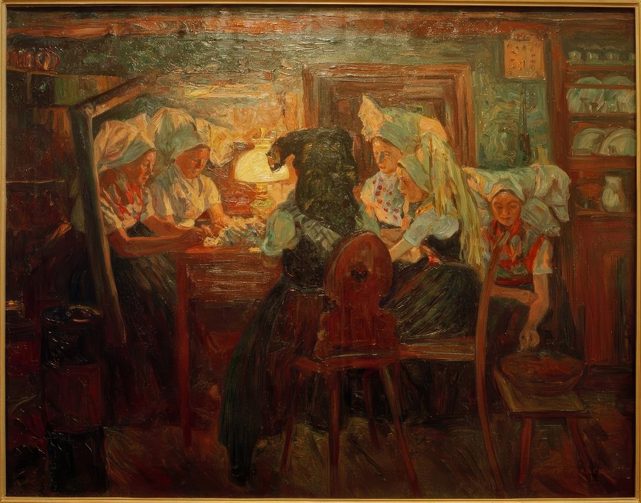 À luz da lâmpada de Philipp Franck