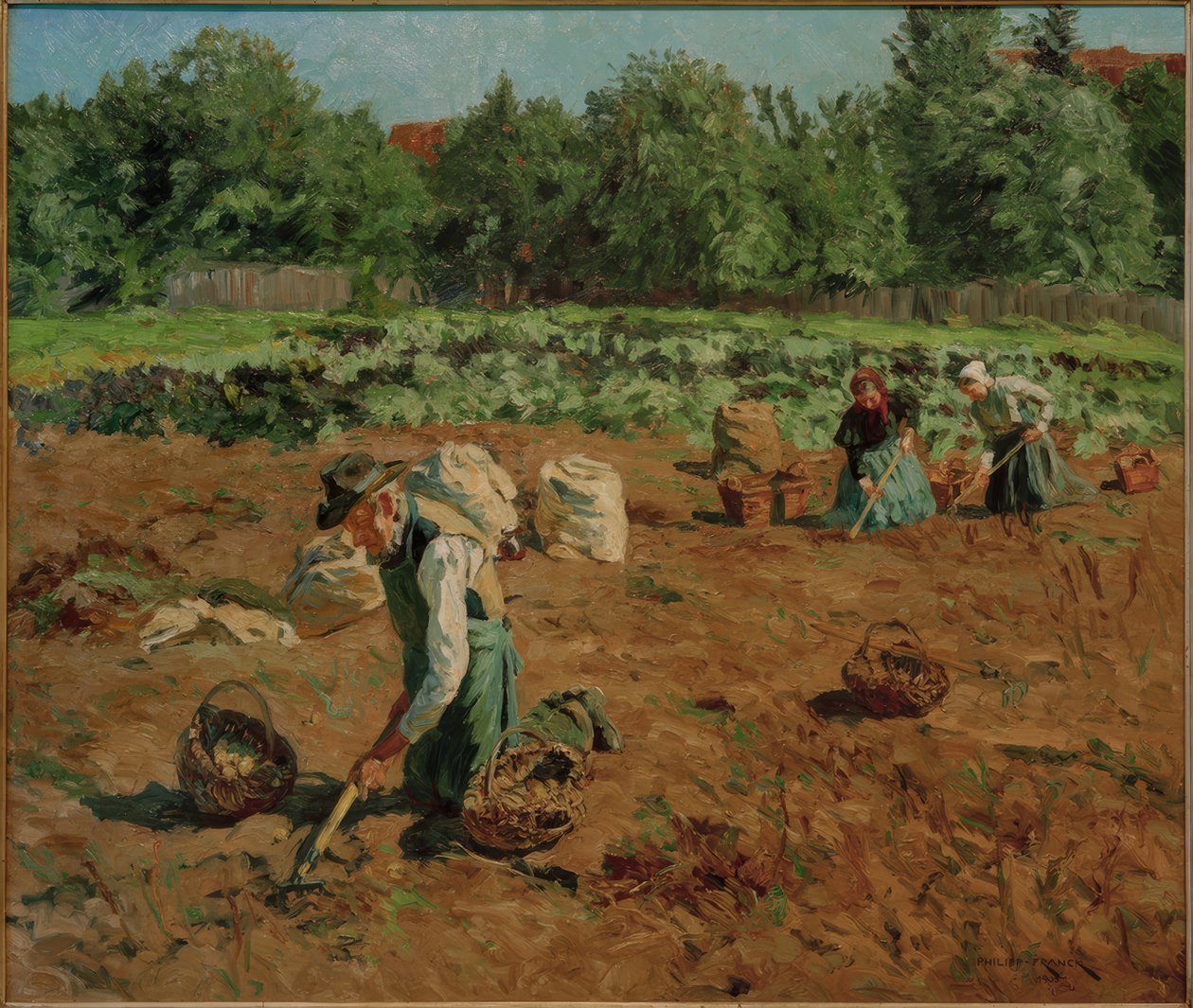 Colheita da batata de Philipp Franck