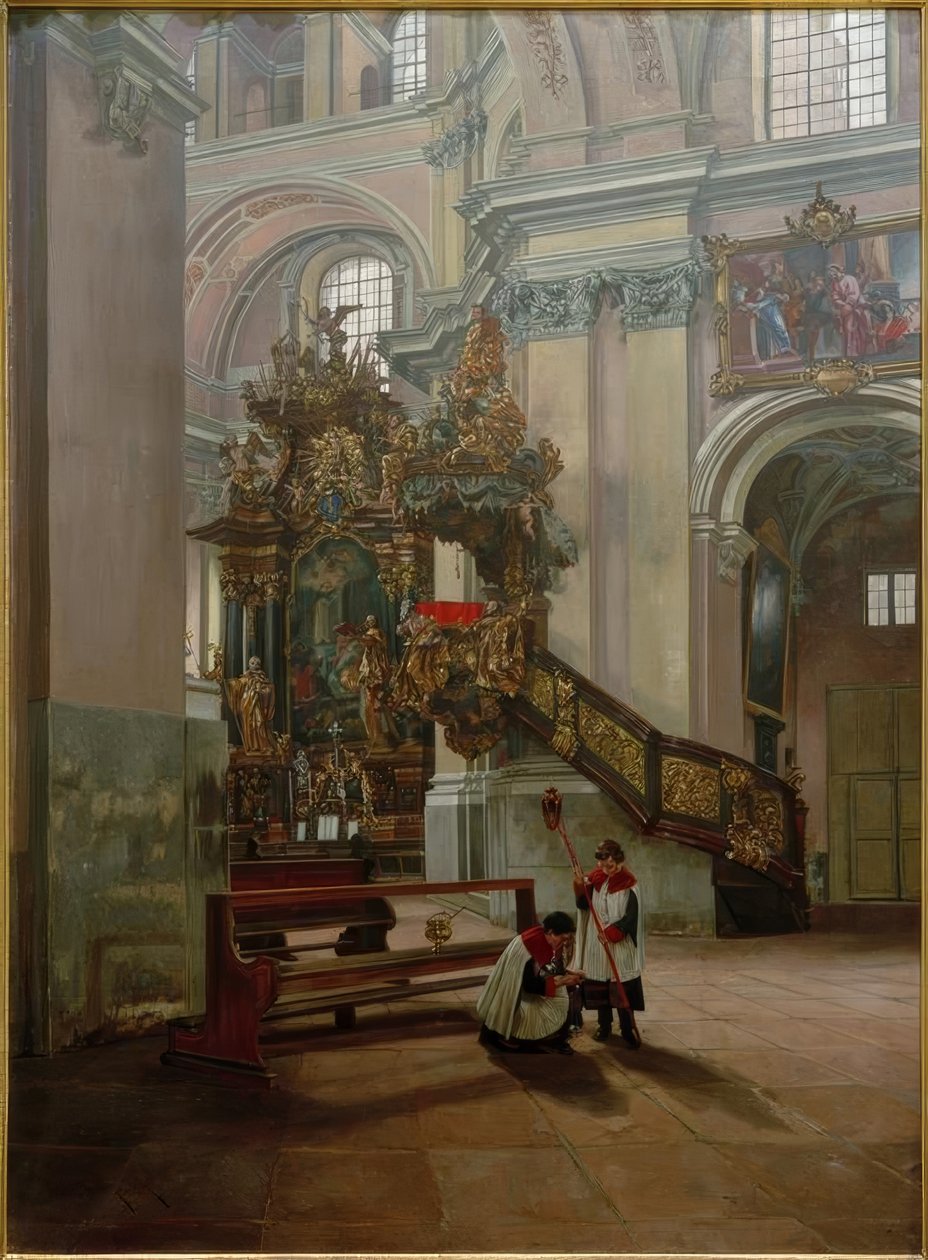 Kircheninterieur de Philipp Franck