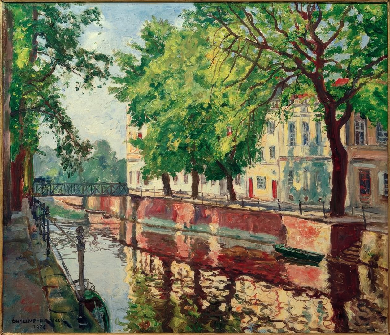 Canal da cidade de Potsdam de Philipp Franck