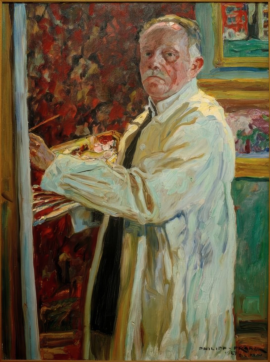 auto-retrato de Philipp Franck