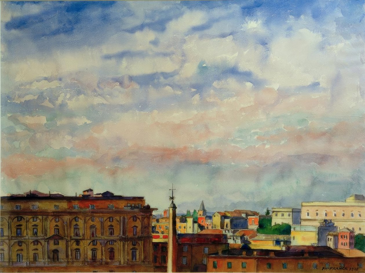 Nuvens sobre Roma de Philipp Franck