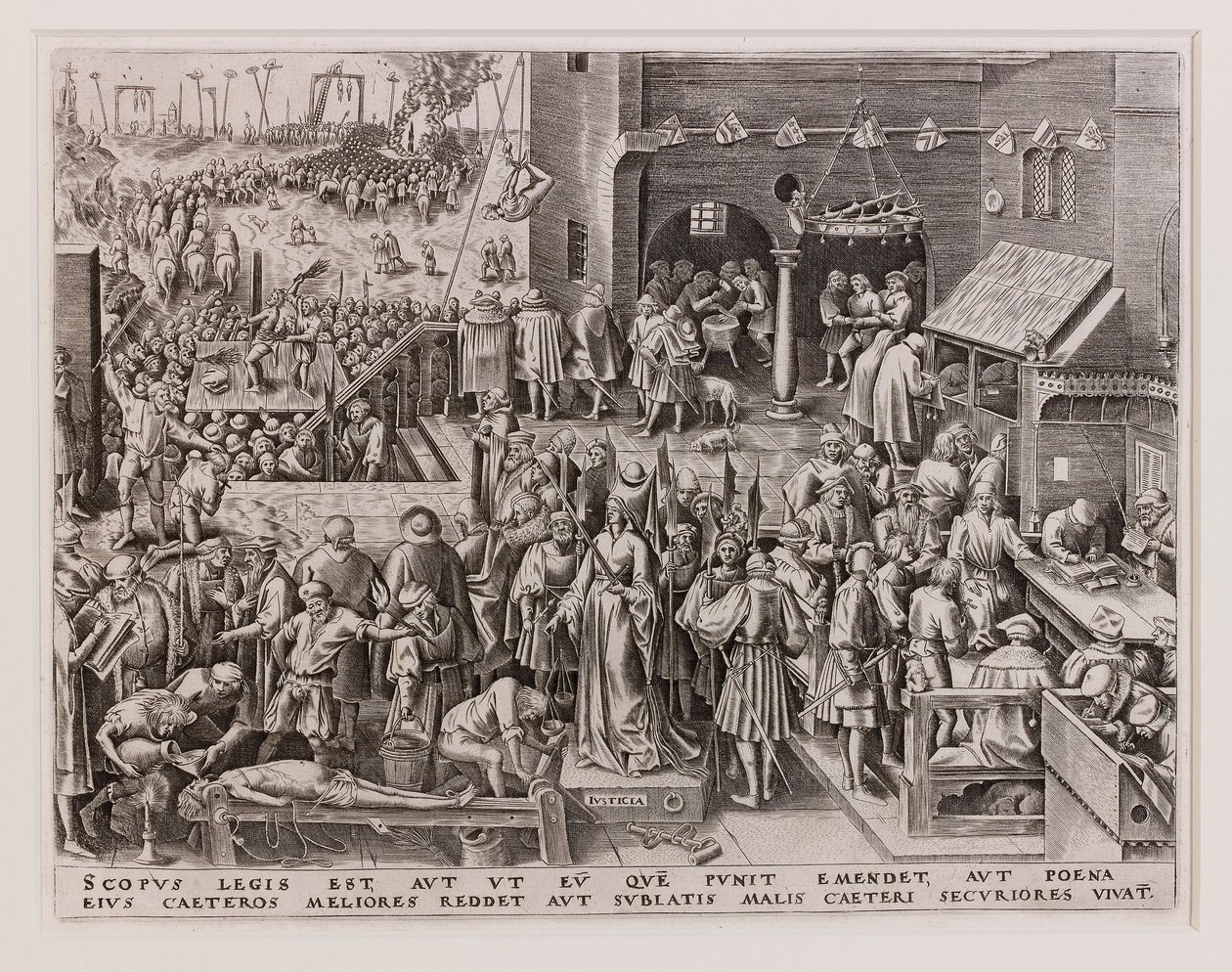 Justiça, c. 1560. de Philipp Galle
