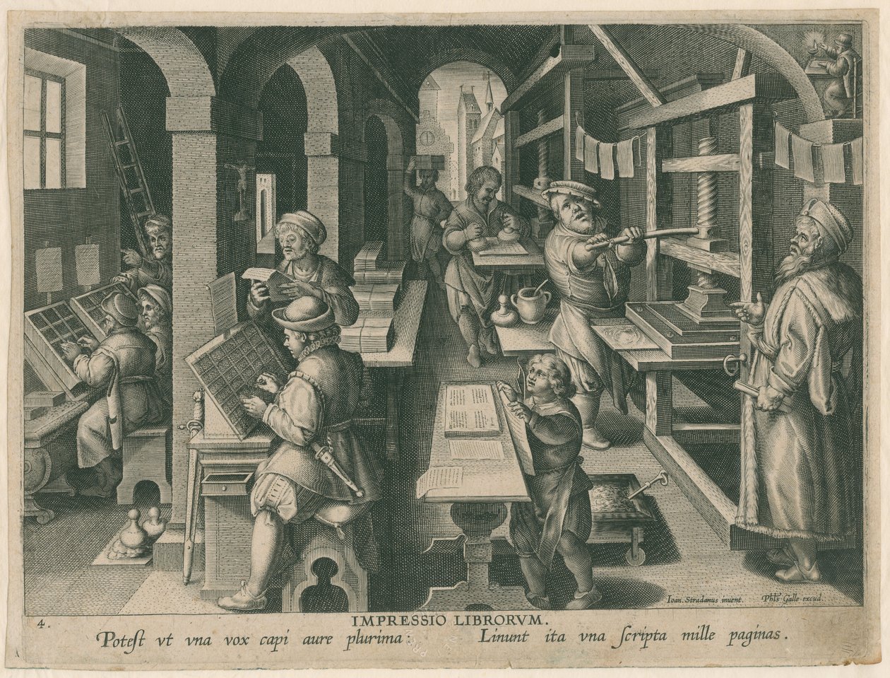 Gráfica, 1570-1580. de Philipp Galle