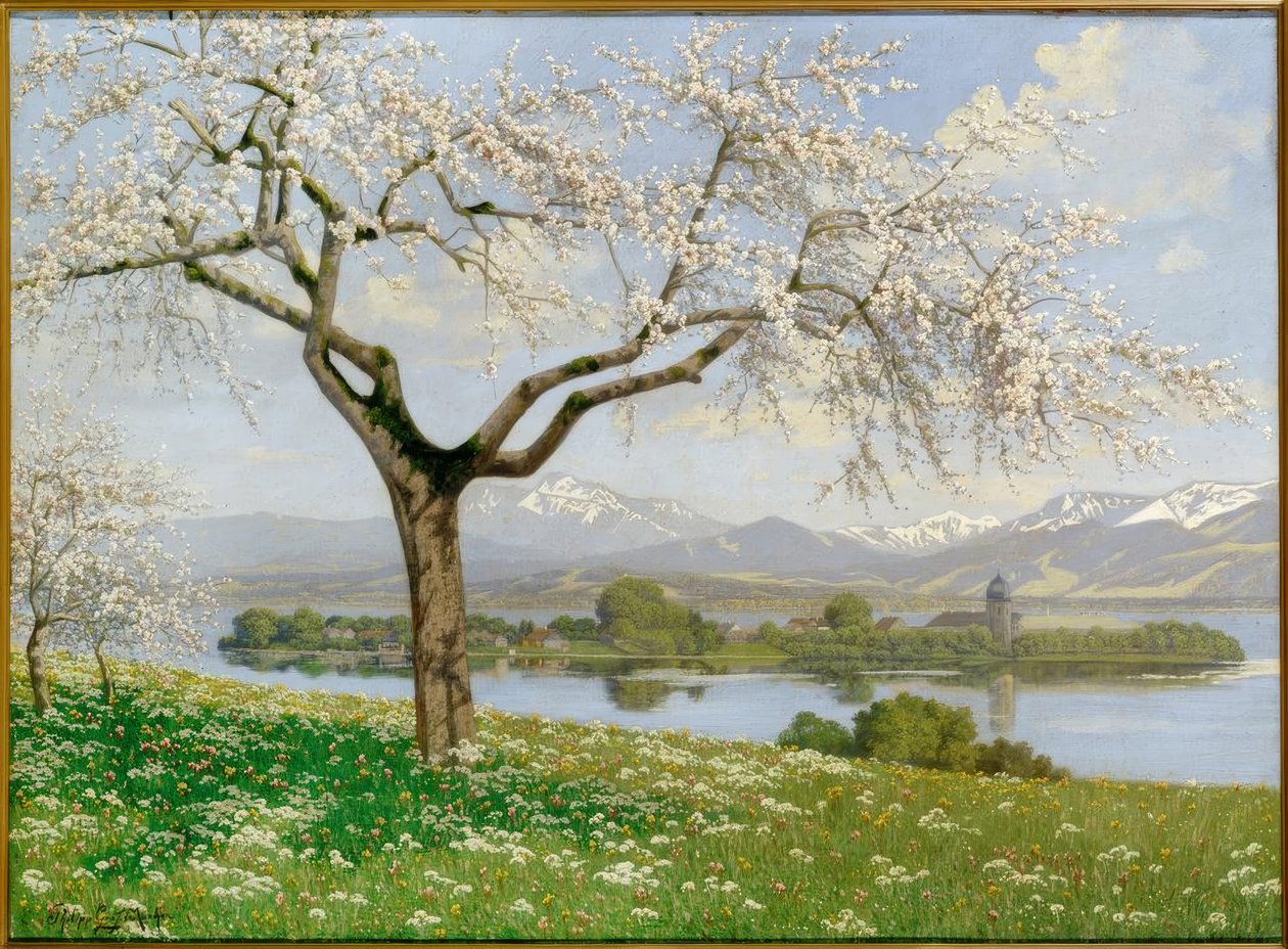 Paisagem de primavera da Baviera de Philipp Graf