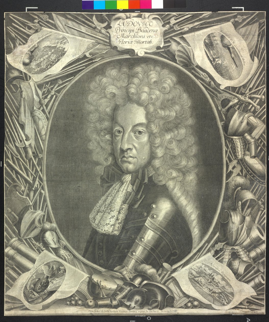 Marquês de Baden-Baden Ludwig Wilhelm de Philipp Kilian