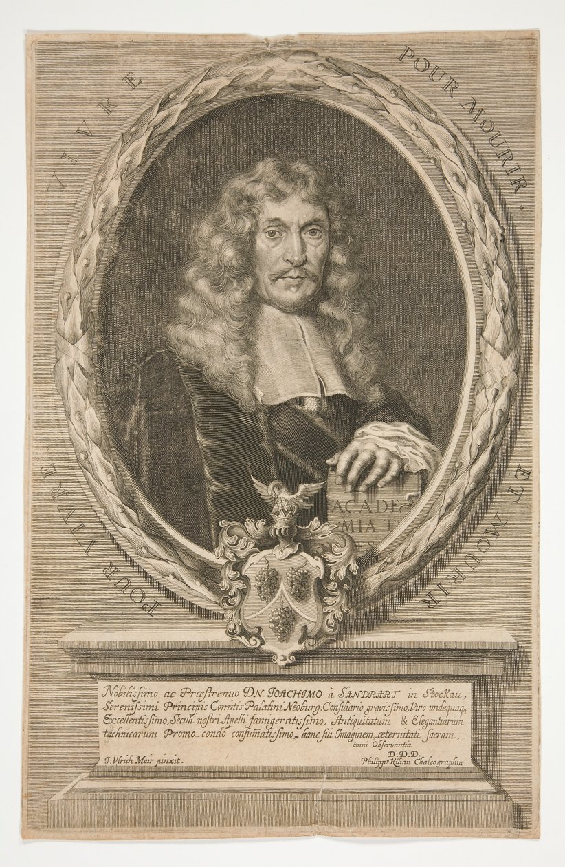 Retrato de Joachim von Sandraert de Philipp Kilian