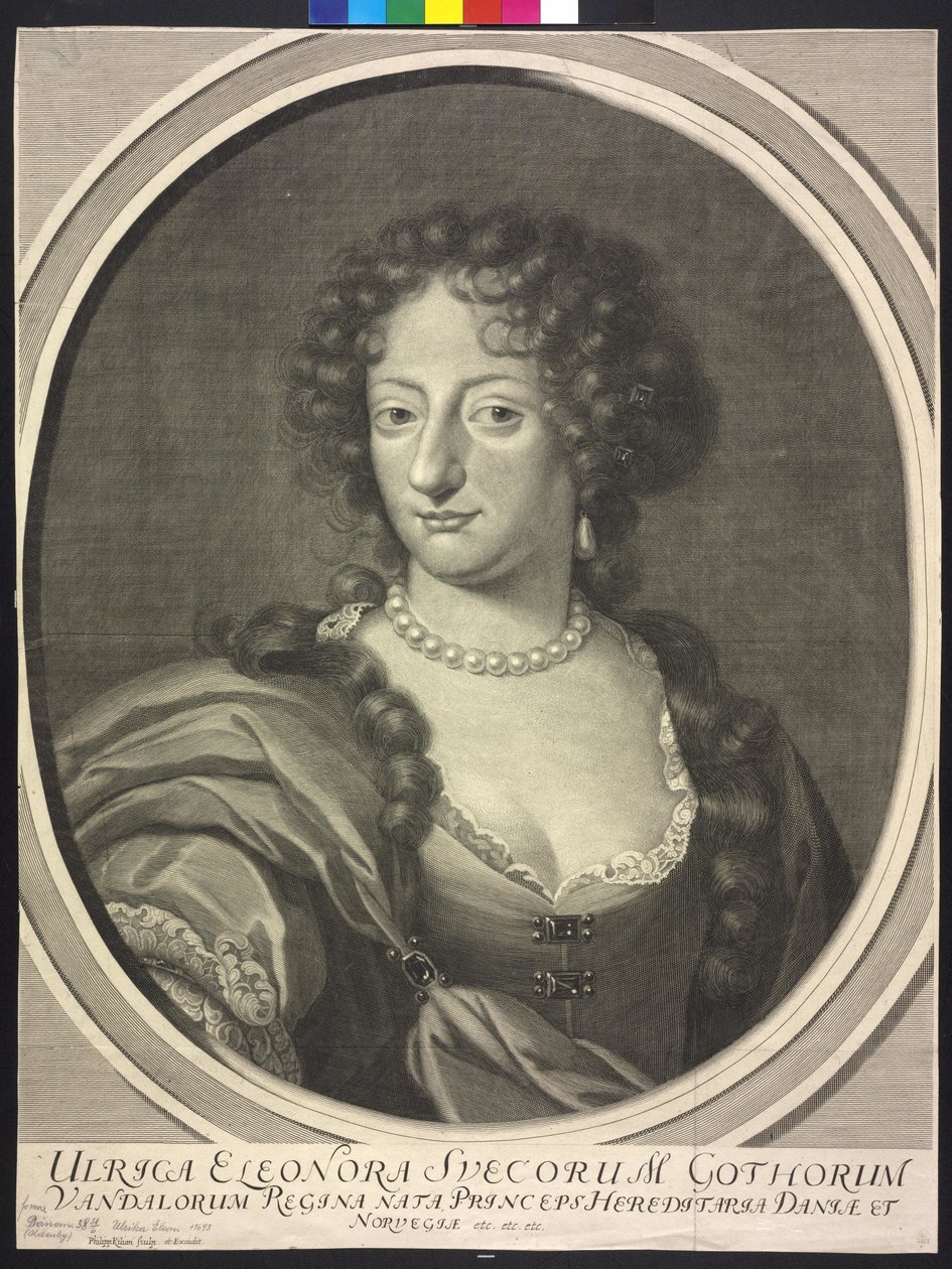 Princesa da Dinamarca Ulrika Eleanore de Philipp Kilian
