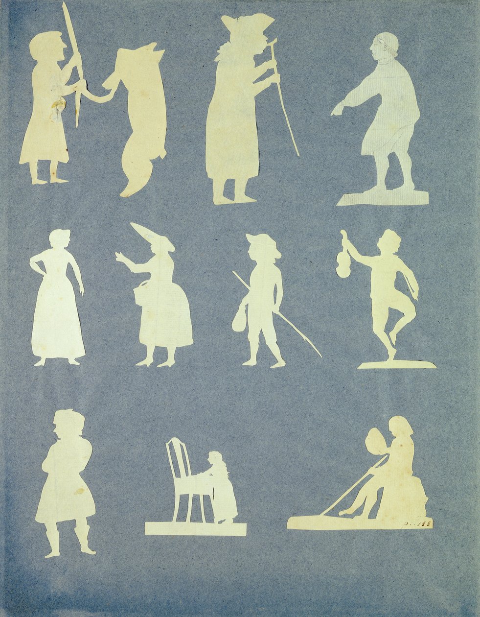 Old Tales (colagem sobre papel) de Philipp Otto Runge