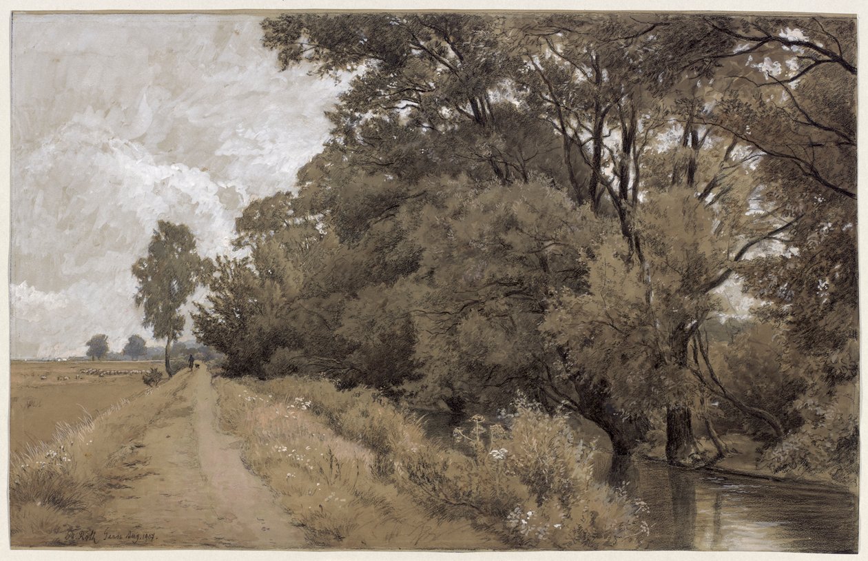 Paisagem de musgo perto de Gern de Philipp Röth