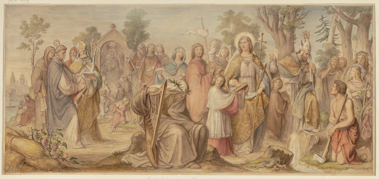 A introdução das artes na Alemanha através do cristianismo de Philipp Veit
