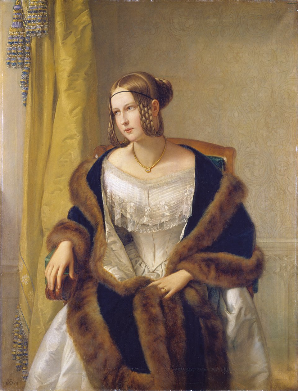 Retrato da baronesa von Bernus de Philipp Veit