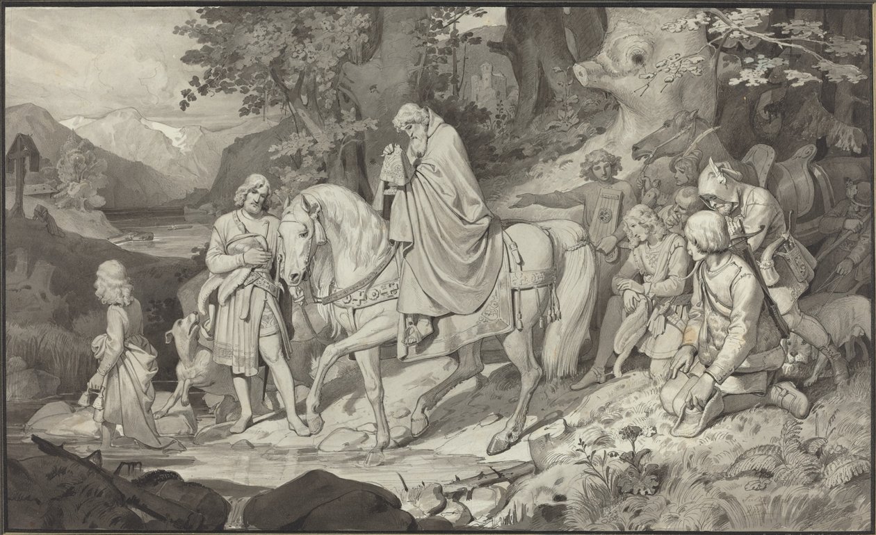 O Conde de Habsburgo de Philipp von Foltz