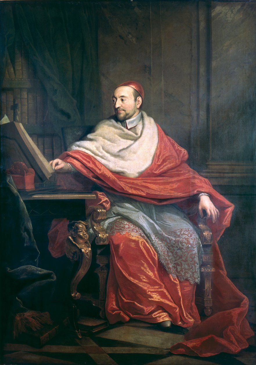 Cardeal Pierre de Berulle (1575-1629) de Philippe de Champaigne