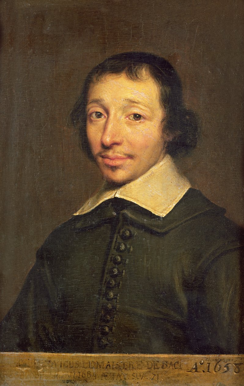 Retrato de Isaac-Louis Lemaitre de Sacy (1613-84) 1658 de Philippe de Champaigne