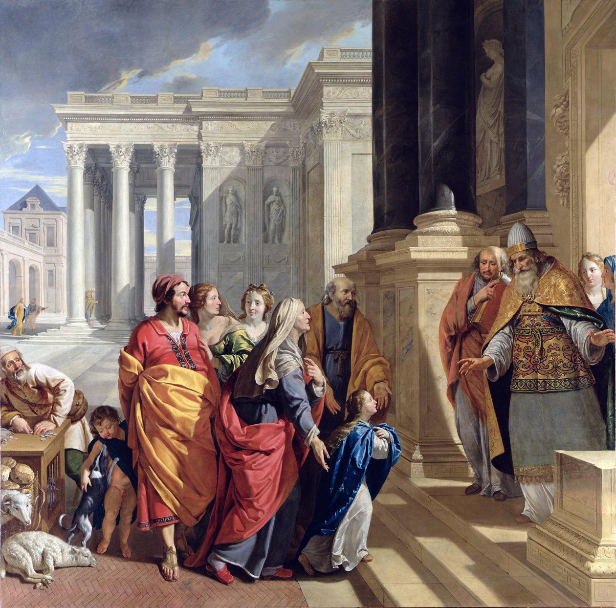 Apresentação da Virgem no Templo, 1639-40 de Philippe de Champaigne