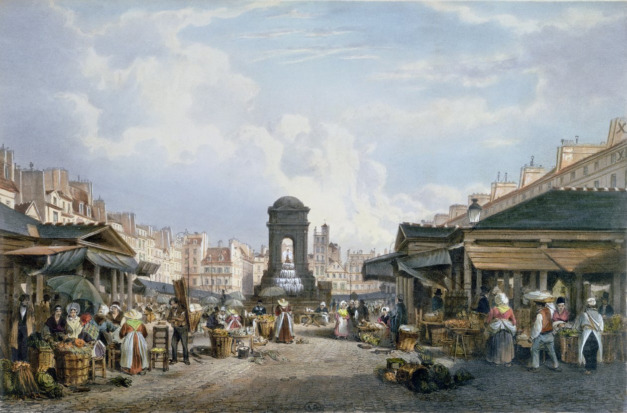 Vista da Marcha dos Inocentes, c.1840-45 de Philippe Benoist