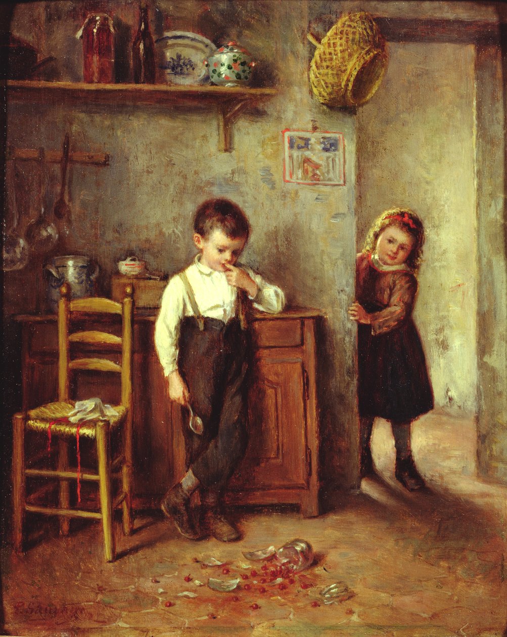 O frasco quebrado de Philippe Francois Sauvage