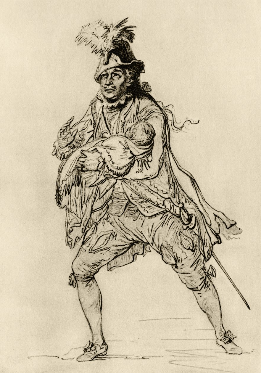 David Garrick no papel de Don Juan de Philippe Jacques de Loutherbourg