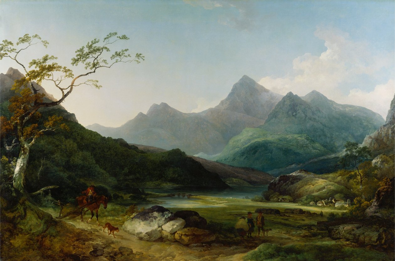 Snowdon de Capel Curig de Philippe Jacques de Loutherbourg