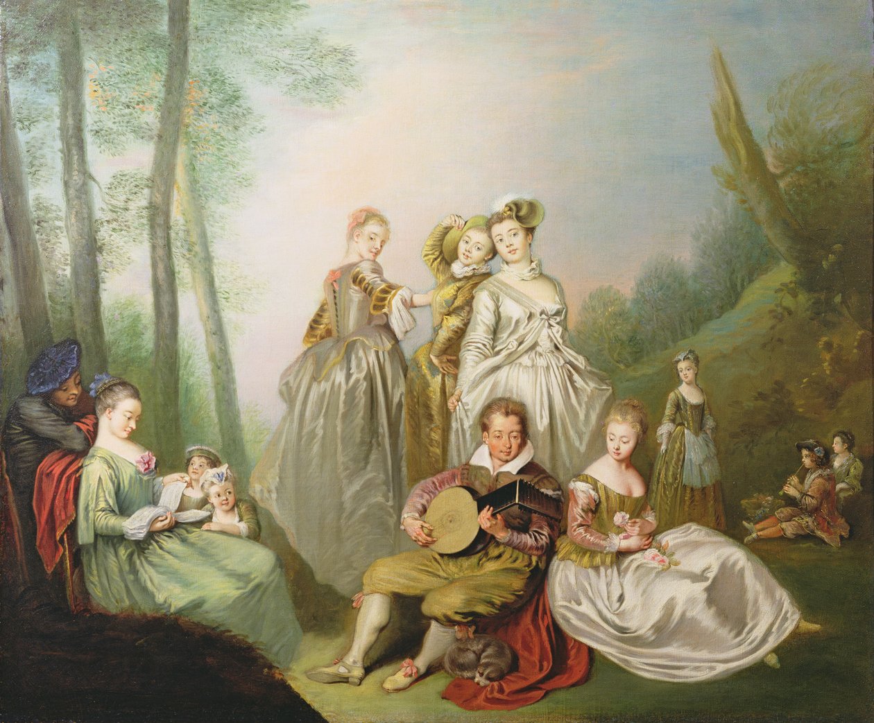 Uma família musical de Philippe Mercier