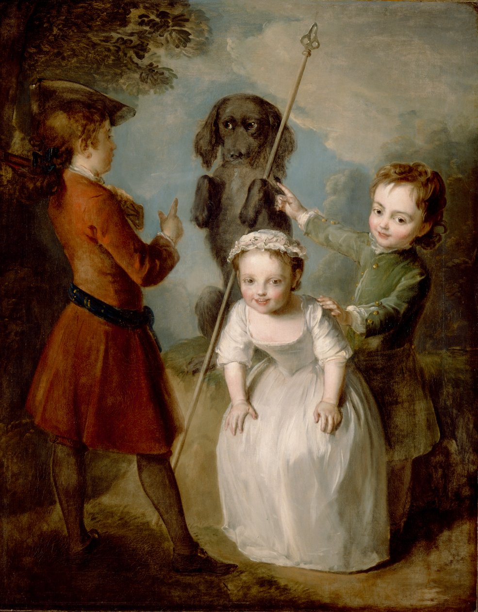 Jogando Soldado, c.1743 de Philippe Mercier