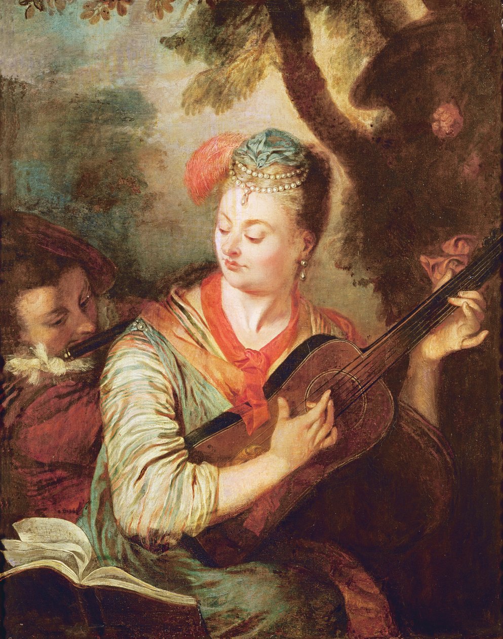 O guitarrista de Philippe Mercier
