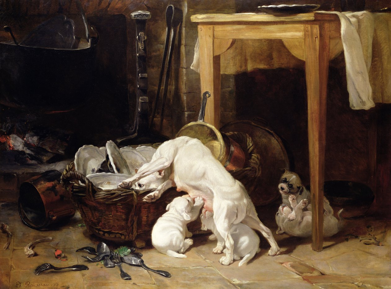 Each for Self, 1864 de Philippe Rousseau