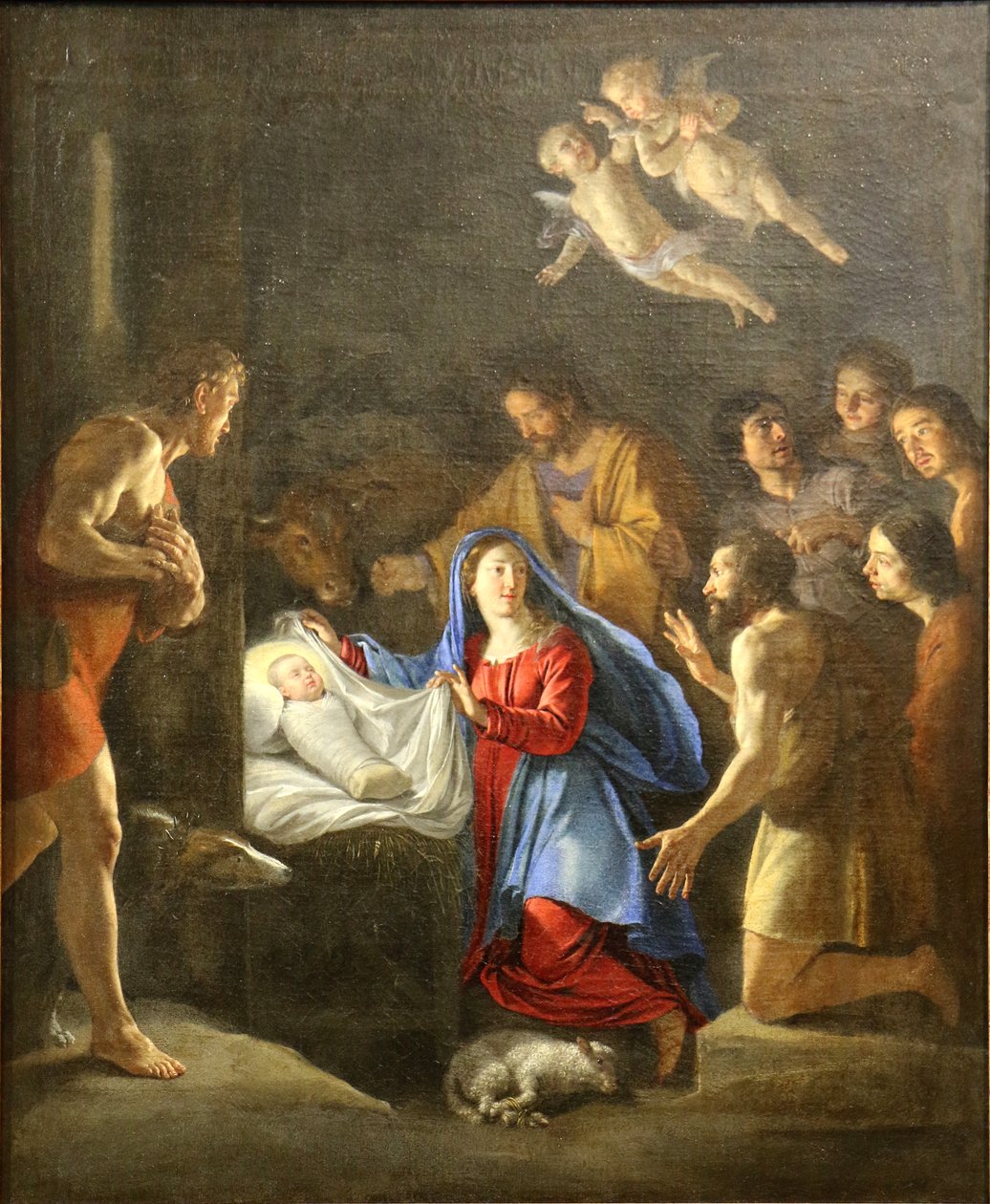 Adoração de pastores de Philippe de Champaigne