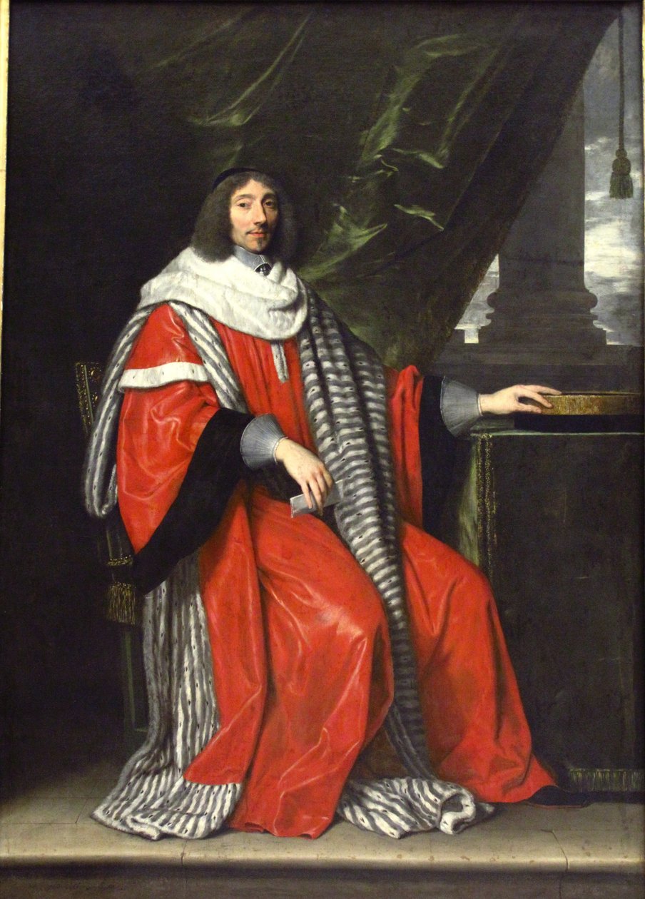 Jean-Antoine de Mesmes, presidente do Parlamento de Paris. de Philippe de Champaigne