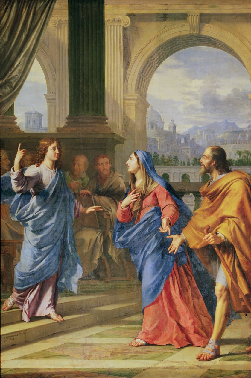 Jesus entre os doutores, 1663 de Philippe de Champaigne