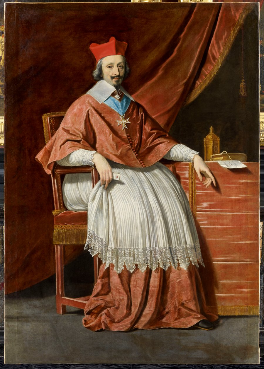 Retrato de Armand Jean de Plessis de Richelieu de Philippe de Champaigne