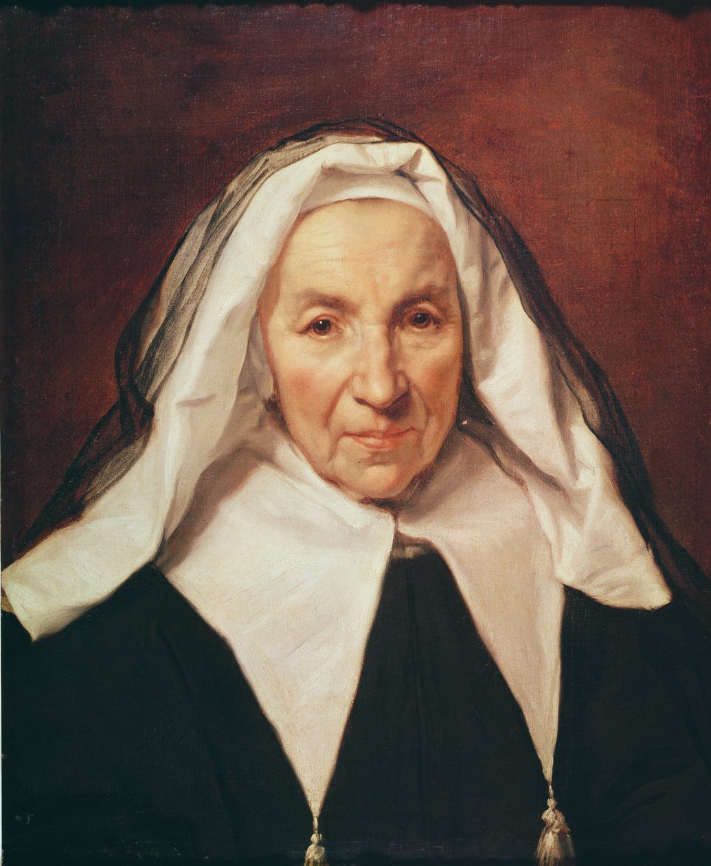 Retrato de uma mulher idosa de Philippe de Champaigne