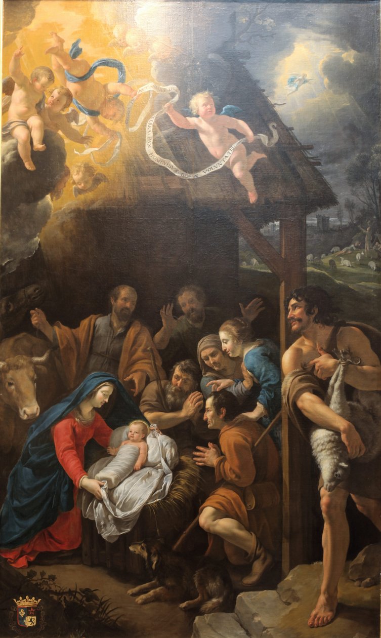 A adoração dos pastores de Philippe de Champaigne